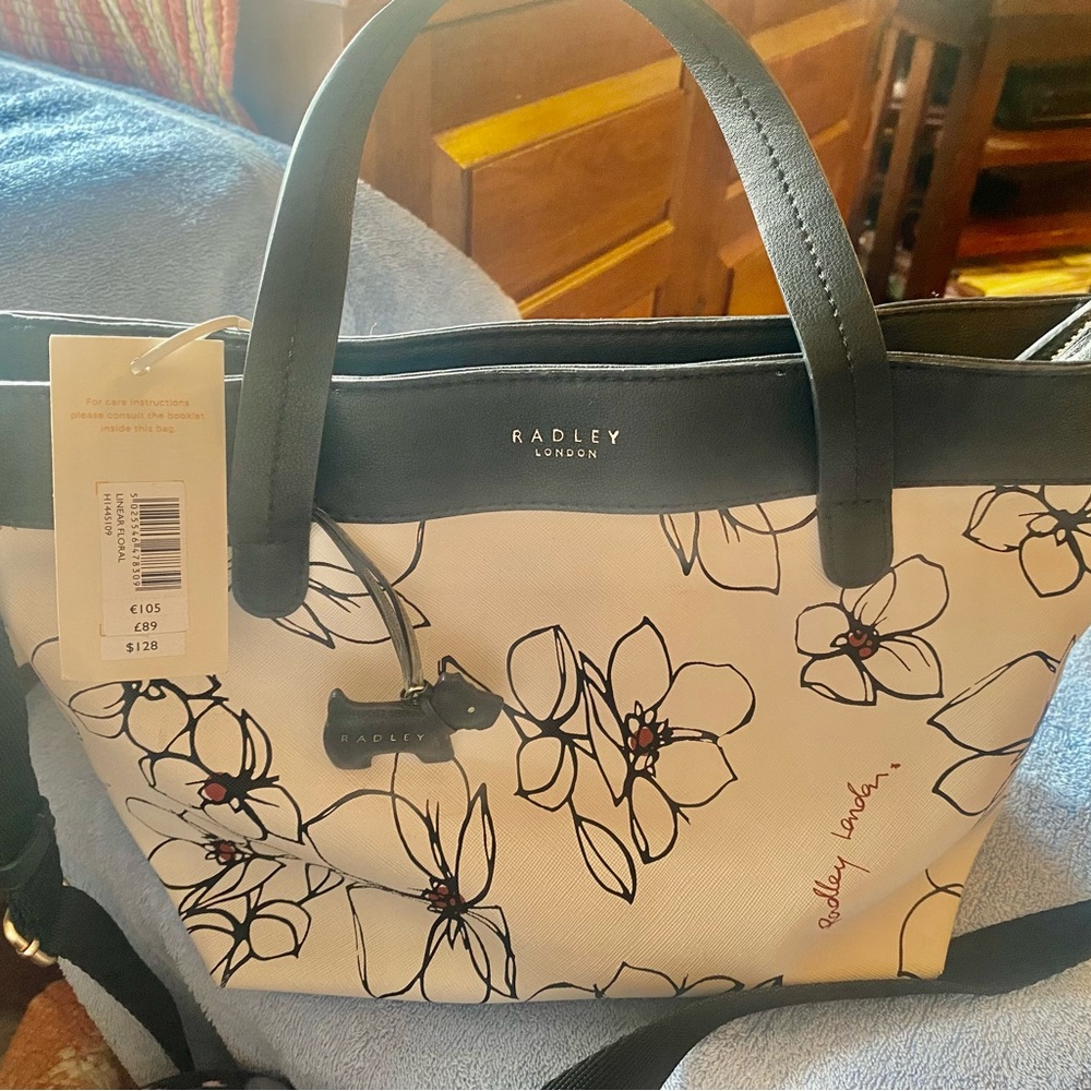 Radley London Multiway Zip Top, Linear Floral, Origin… Gem